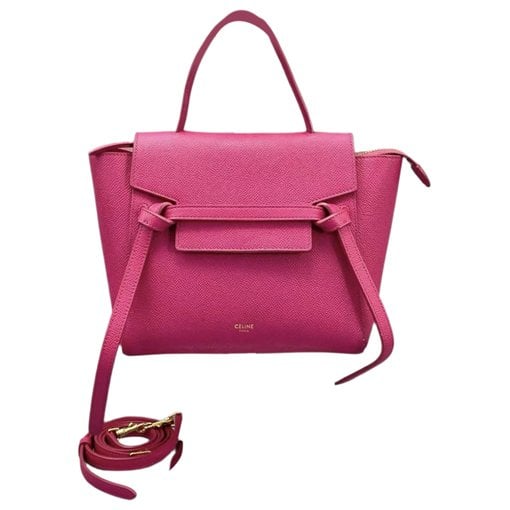 Belt leather handbag