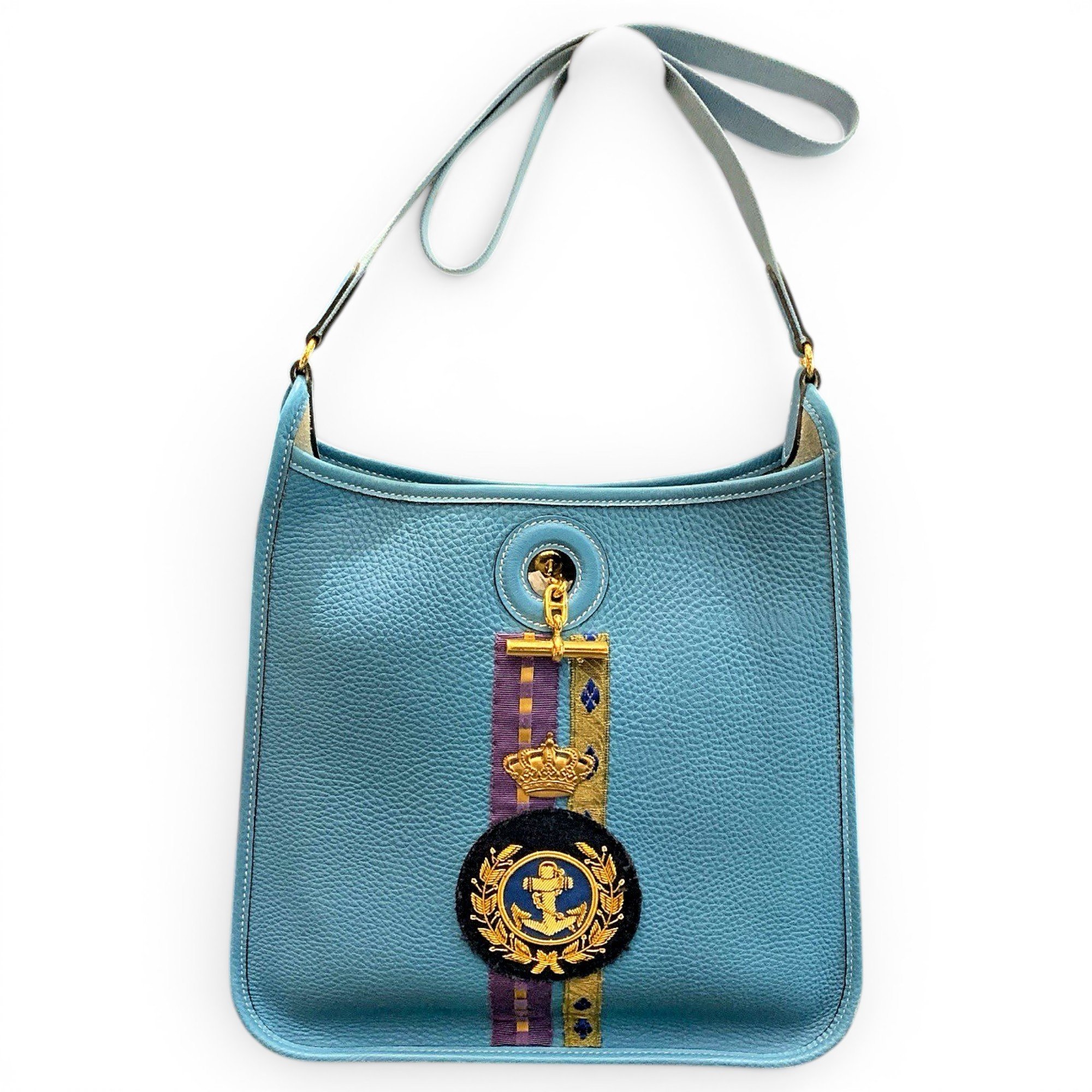 Evelyne leather handbag