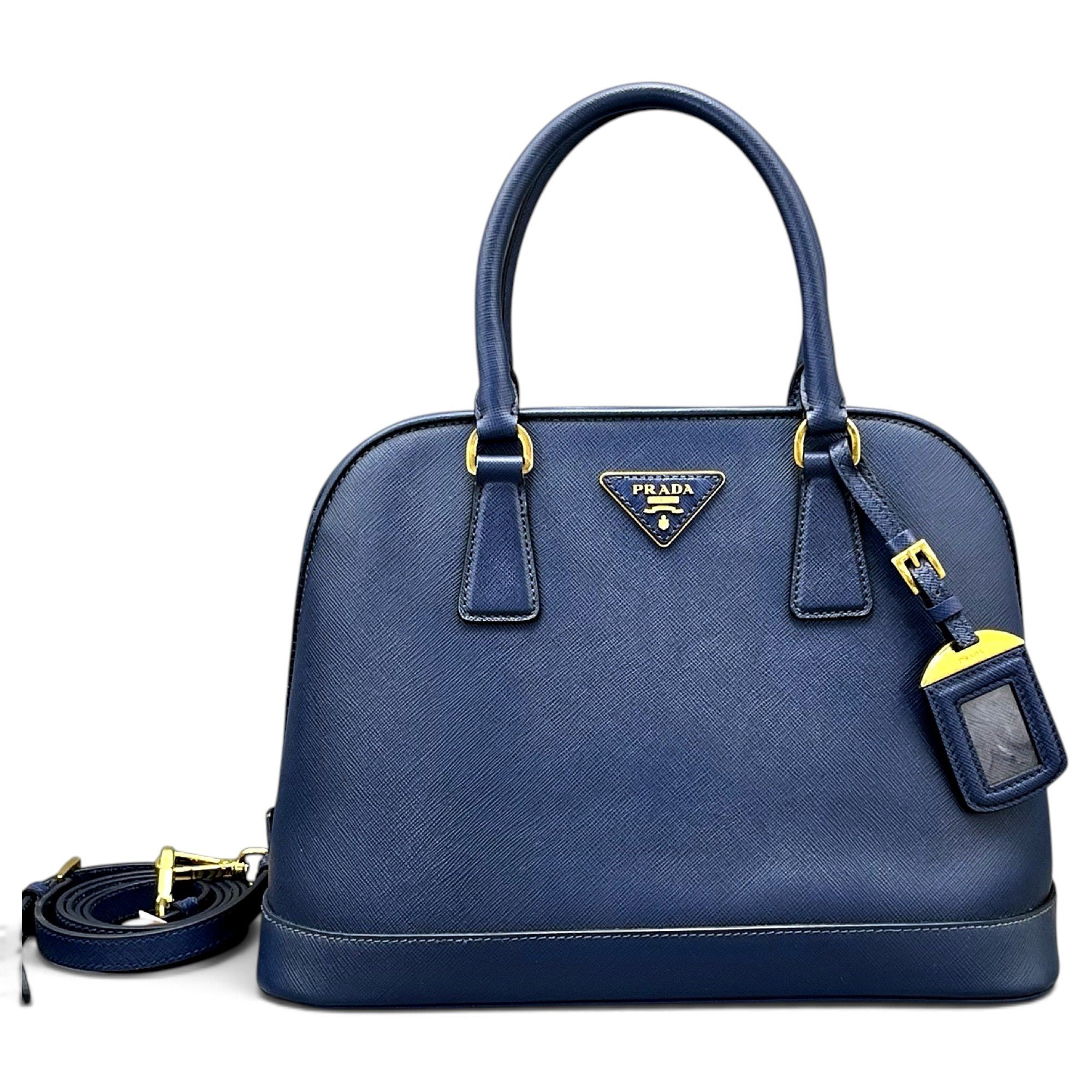 Promenade leather handbag