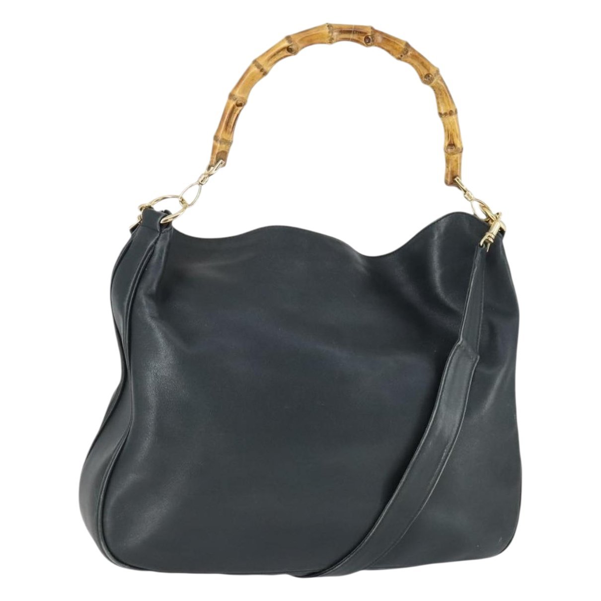 Bamboo leather handbag