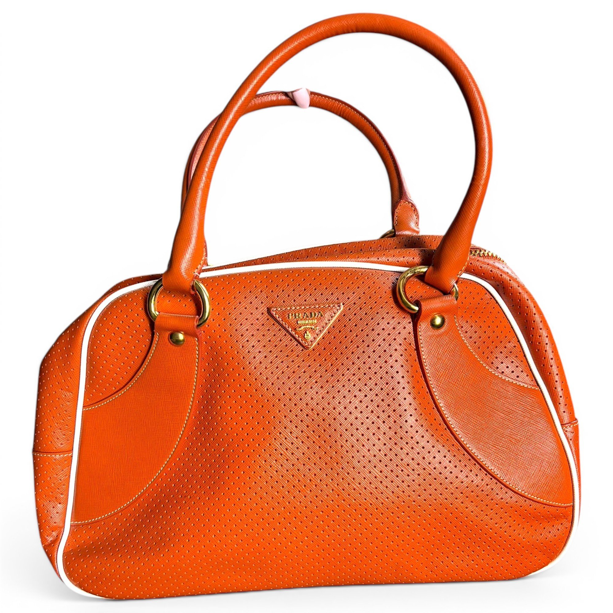 Leather handbag