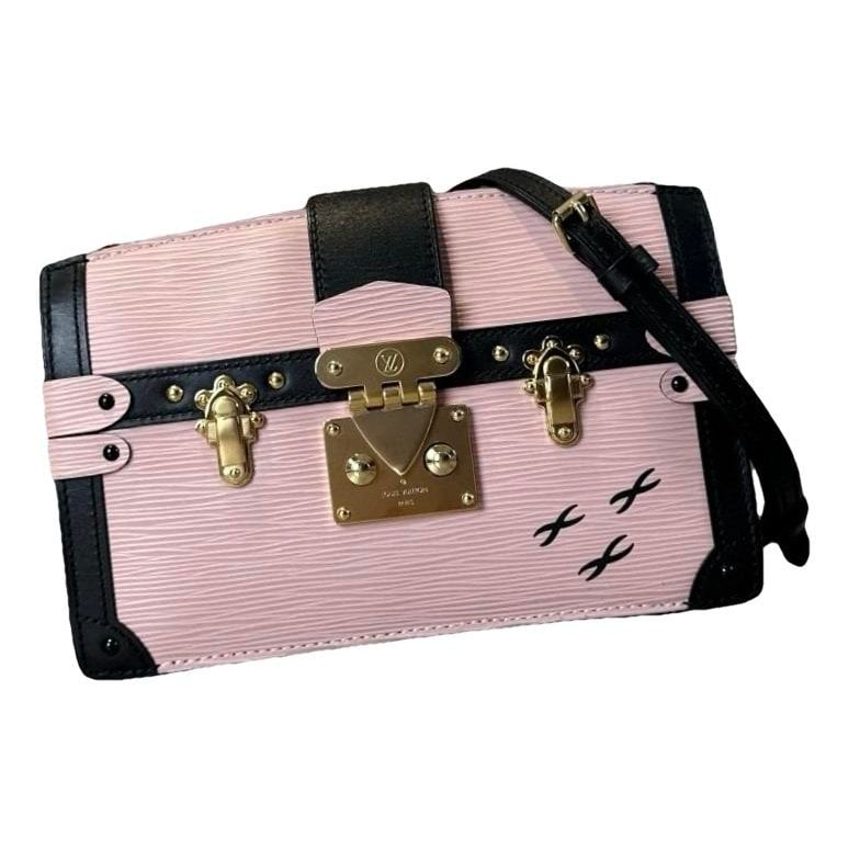 Pochette Trunk leather handbag