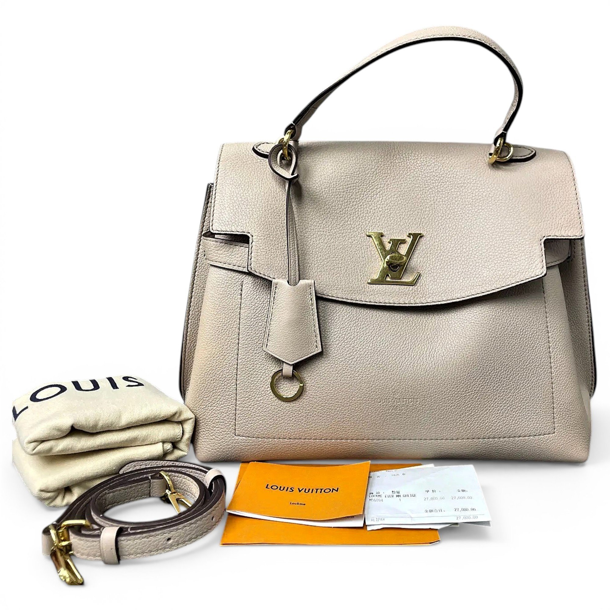 Lockme Ever leather handbag