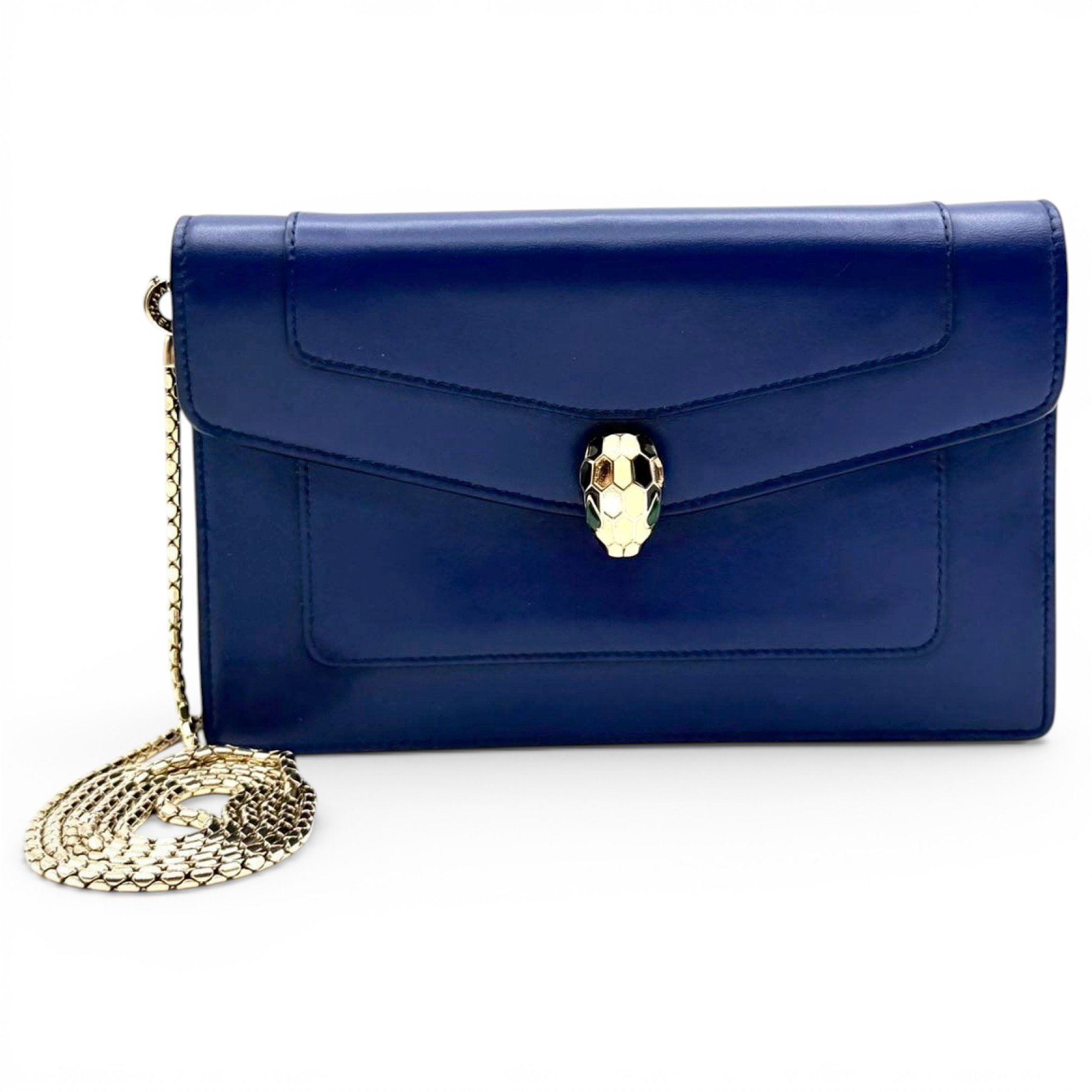 Bvlgari Serpenti leather handbag