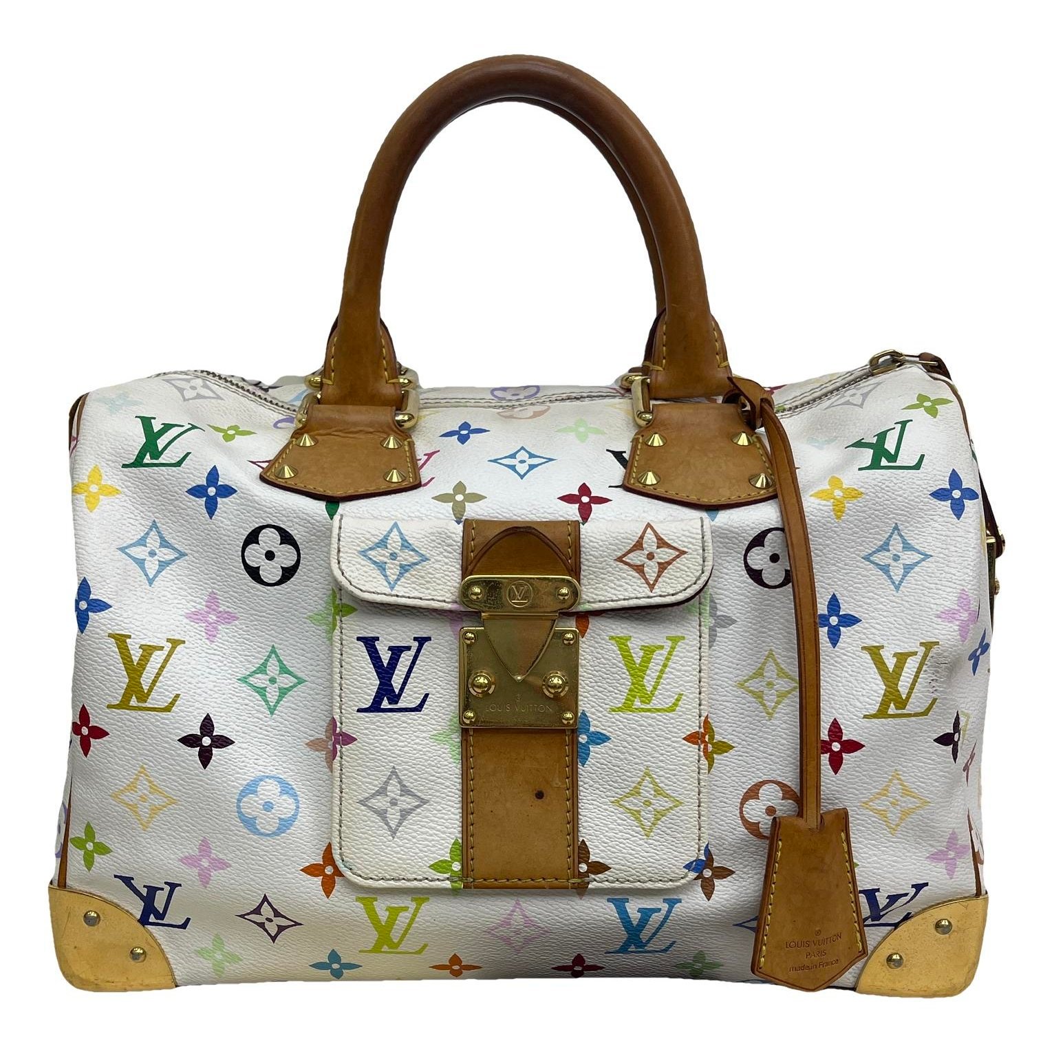 Speedy leather handbag