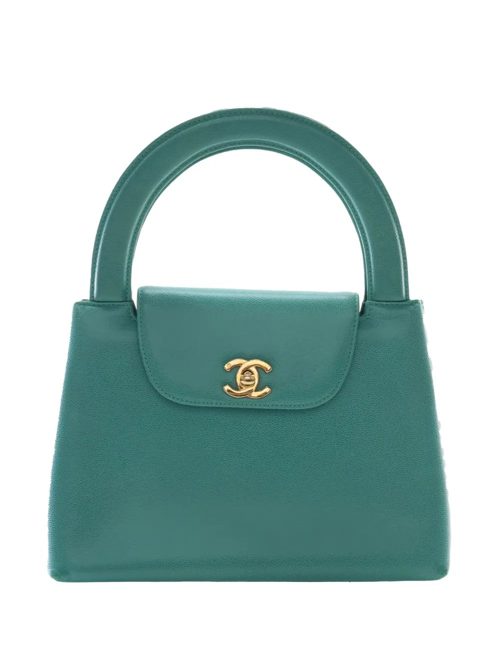 1997-1999 CC Caviar Kelly Top Handle Flap handbag