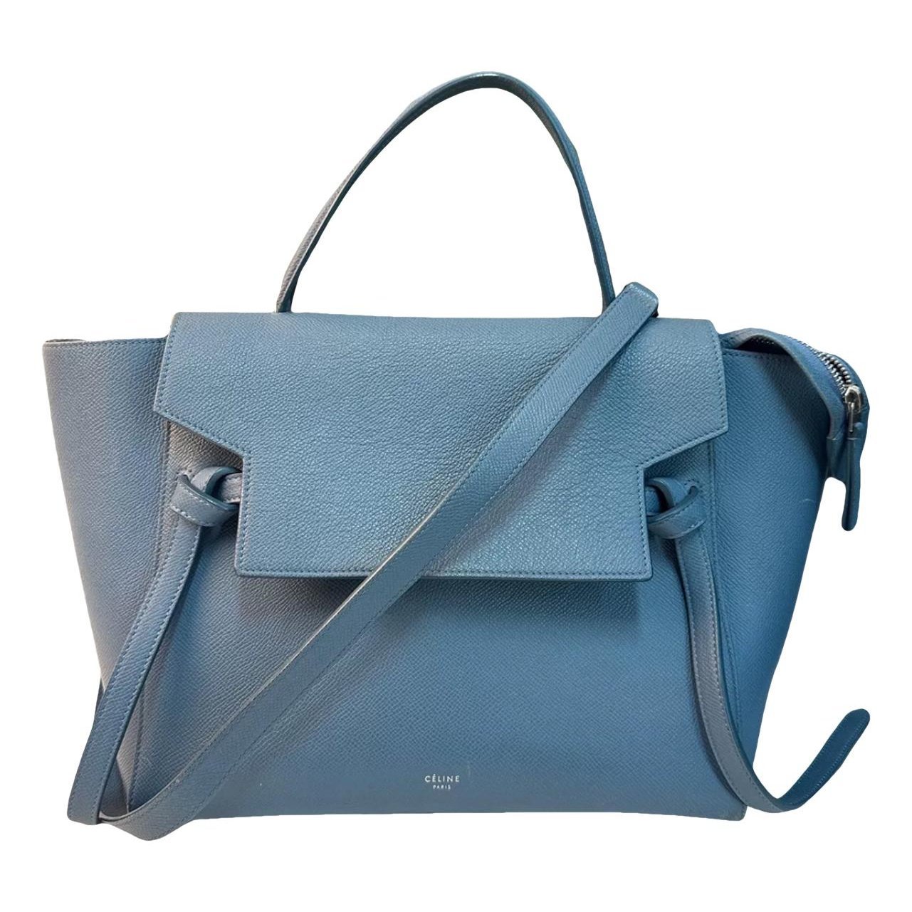 Belt leather handbag