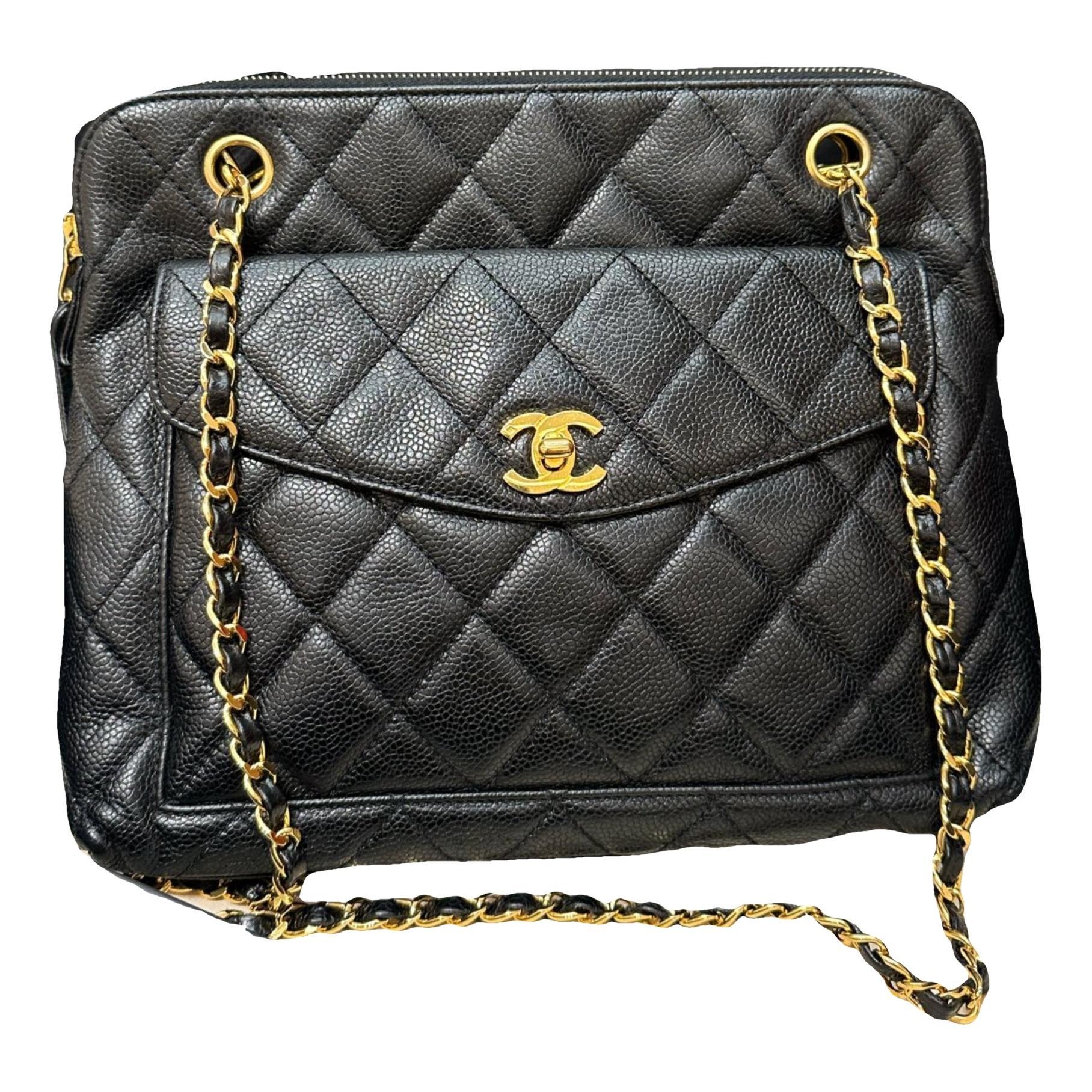Leather tote