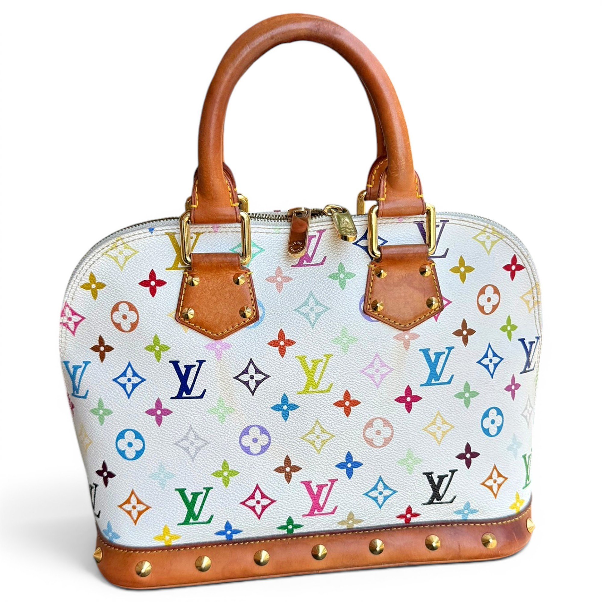 Alma leather handbag