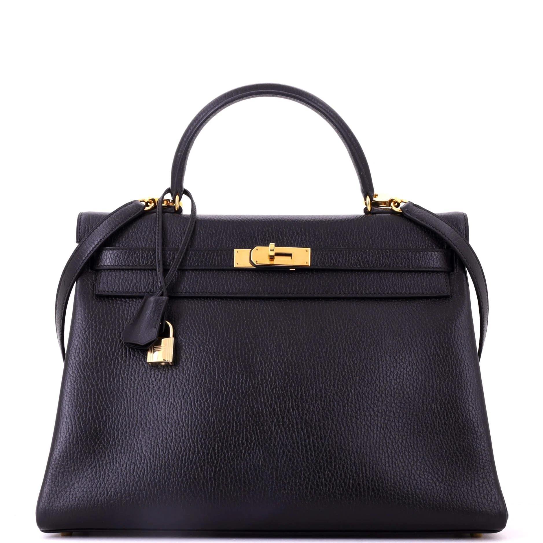 Kelly 35 leather handbag