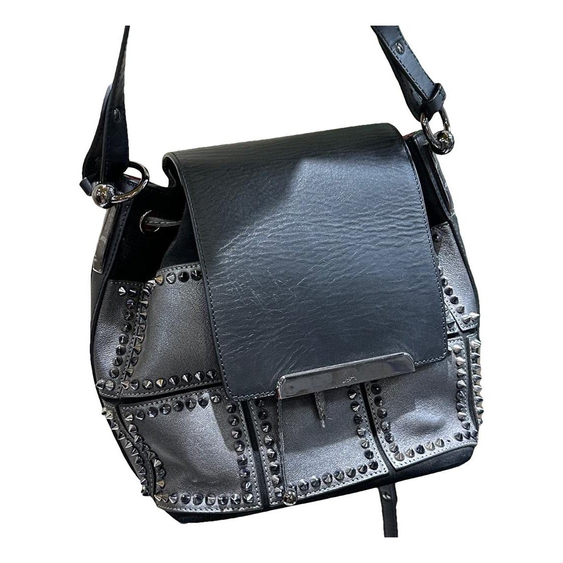 Leather backpack