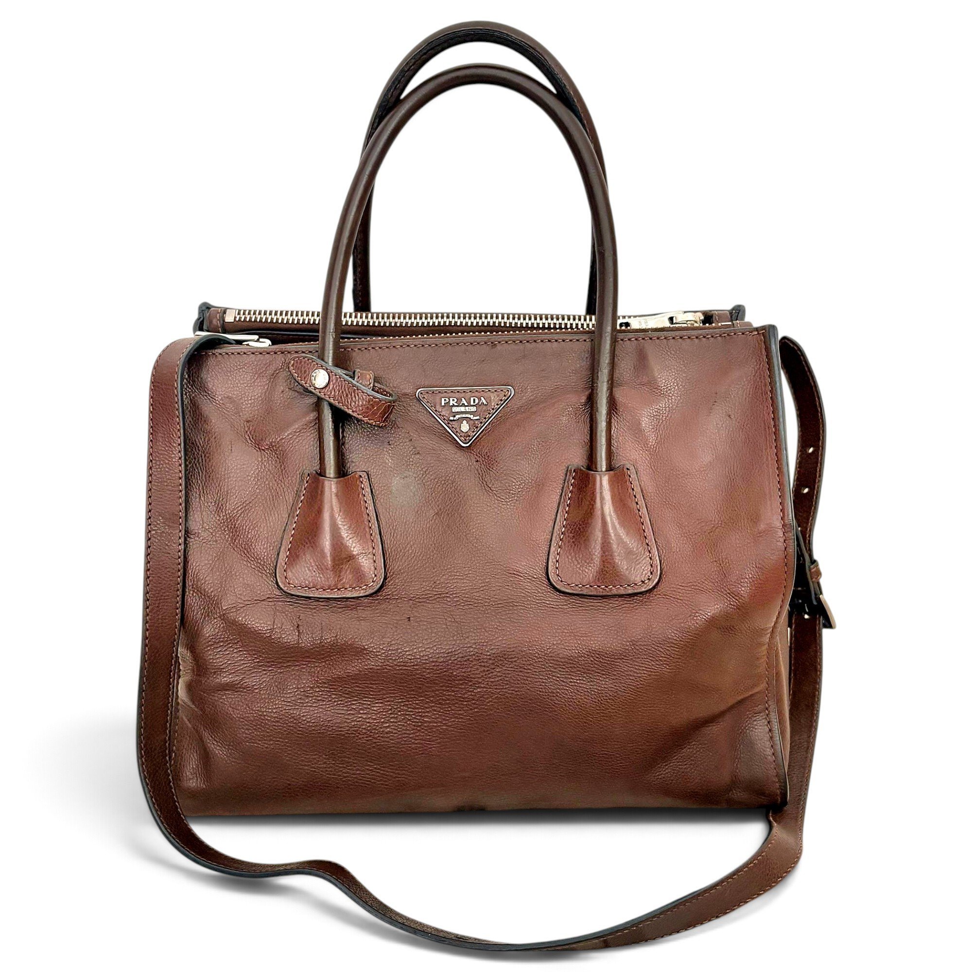 Leather tote
