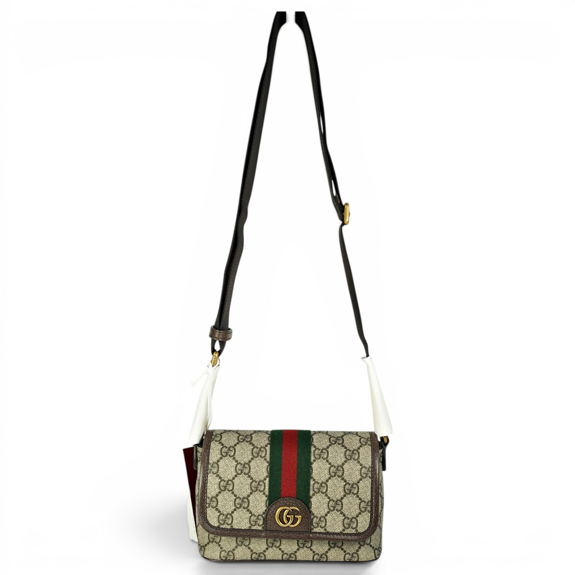 Ophidia GG Supreme leather handbag
