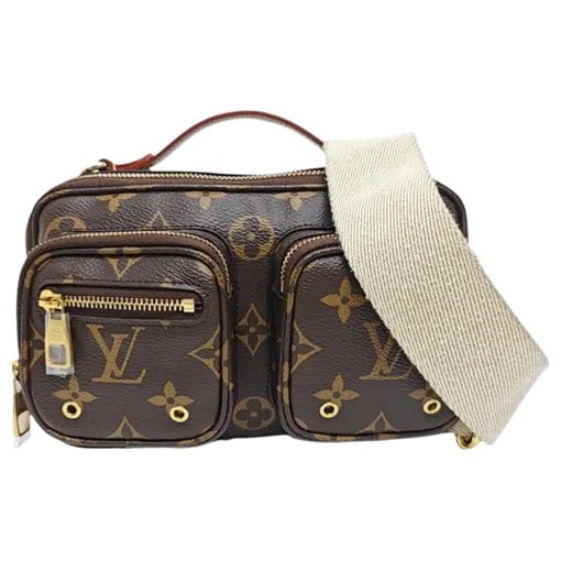 Croisé Utility leather handbag