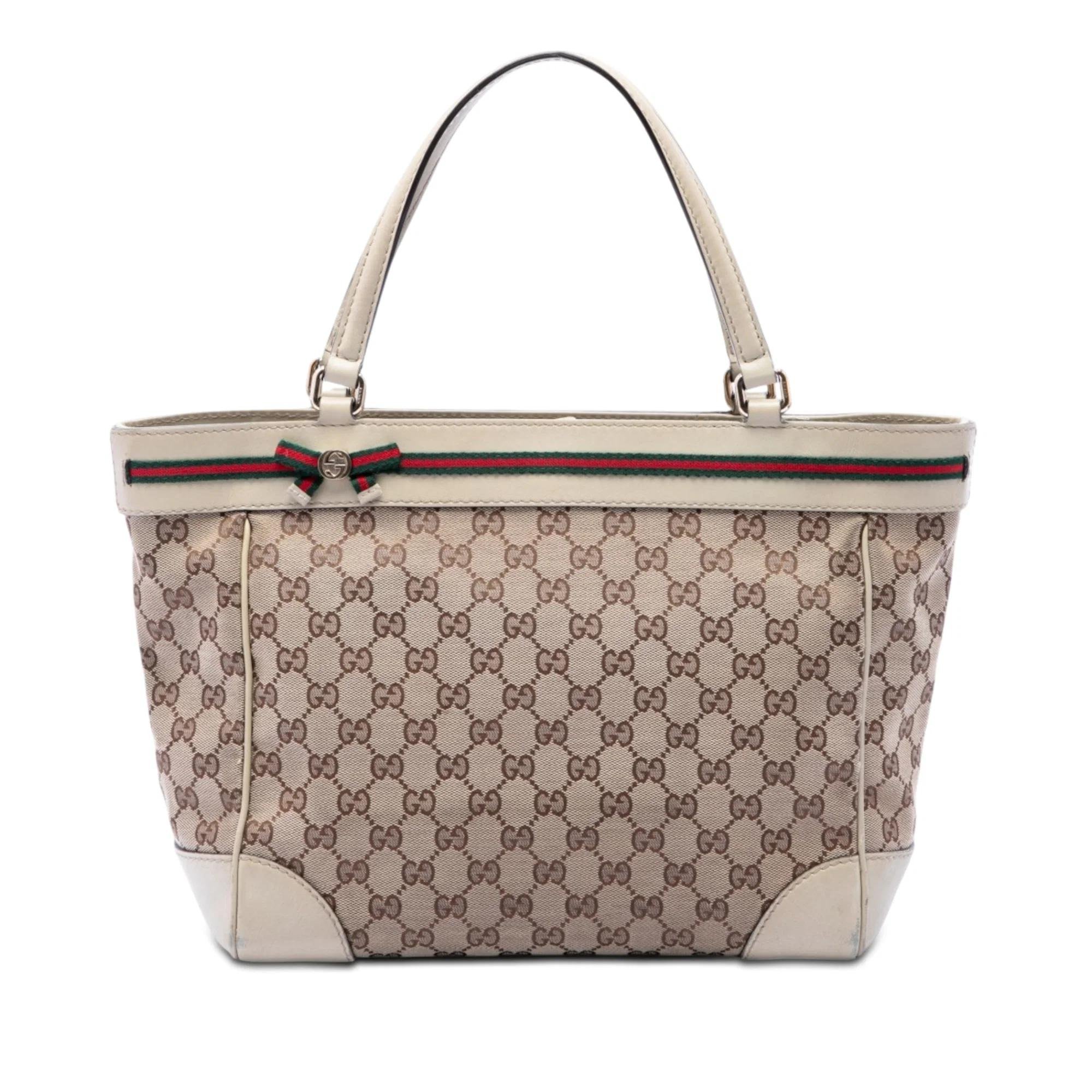 Gucci B leather tote