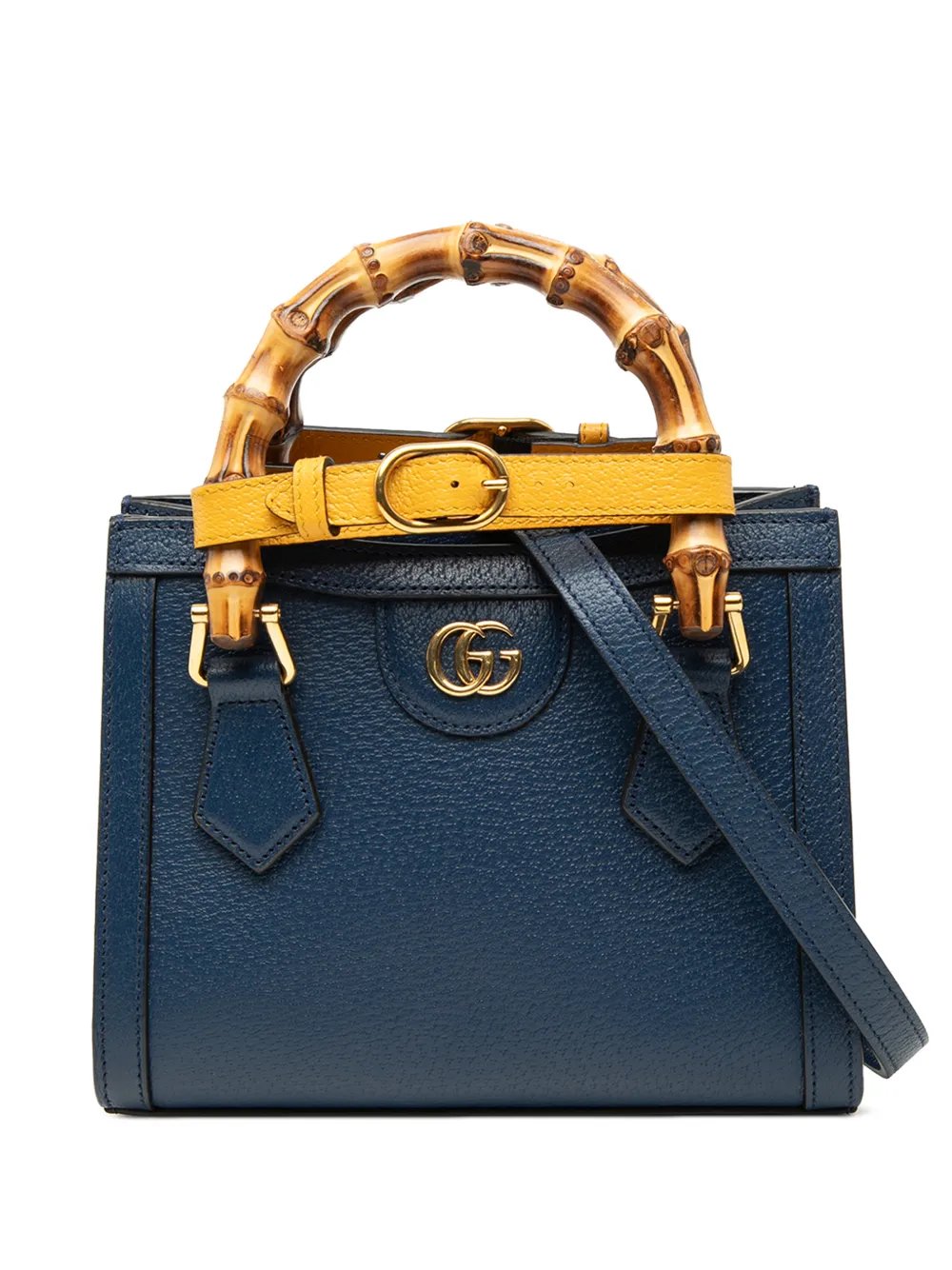 2021-2026 Small Calfskin Bamboo Diana satchel