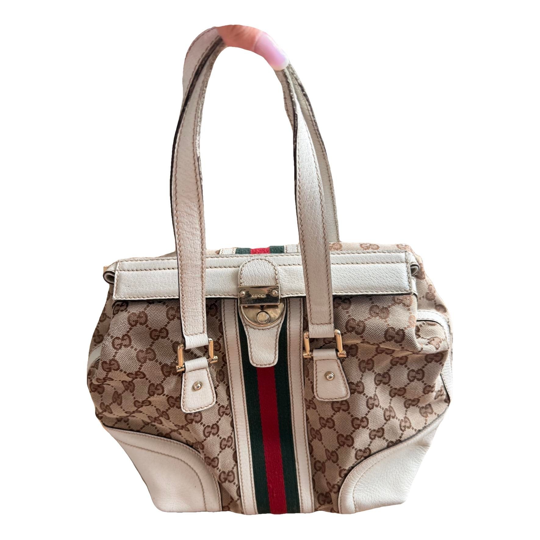 Boston leather handbag