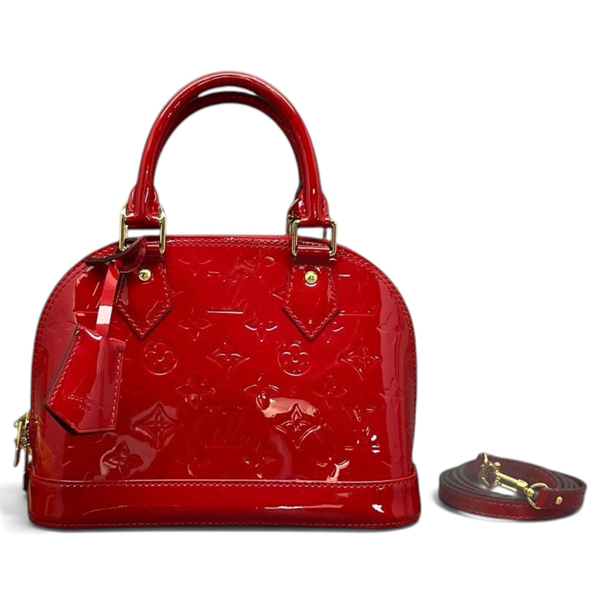 Alma BB patent leather handbag