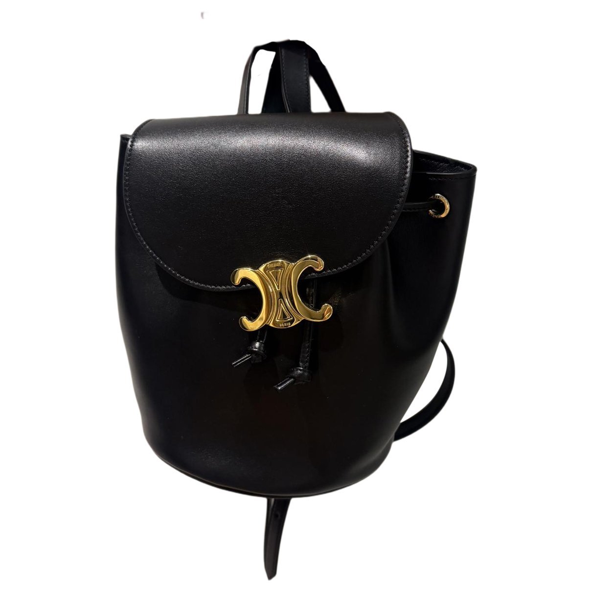 Patent leather satchel