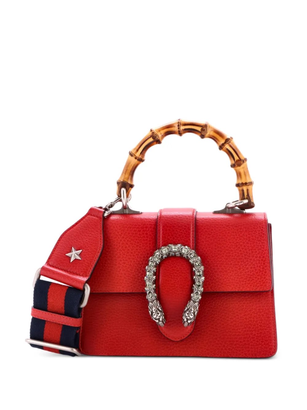 Dionysus Bamboo Top Handle Bag Leather Mini satchel