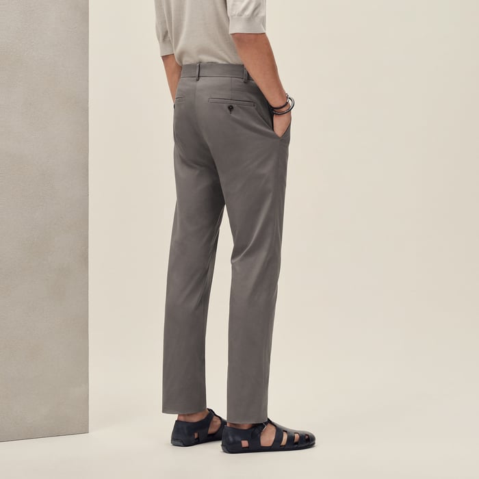 Gris Éléphant Saint Germain Fitted Pants