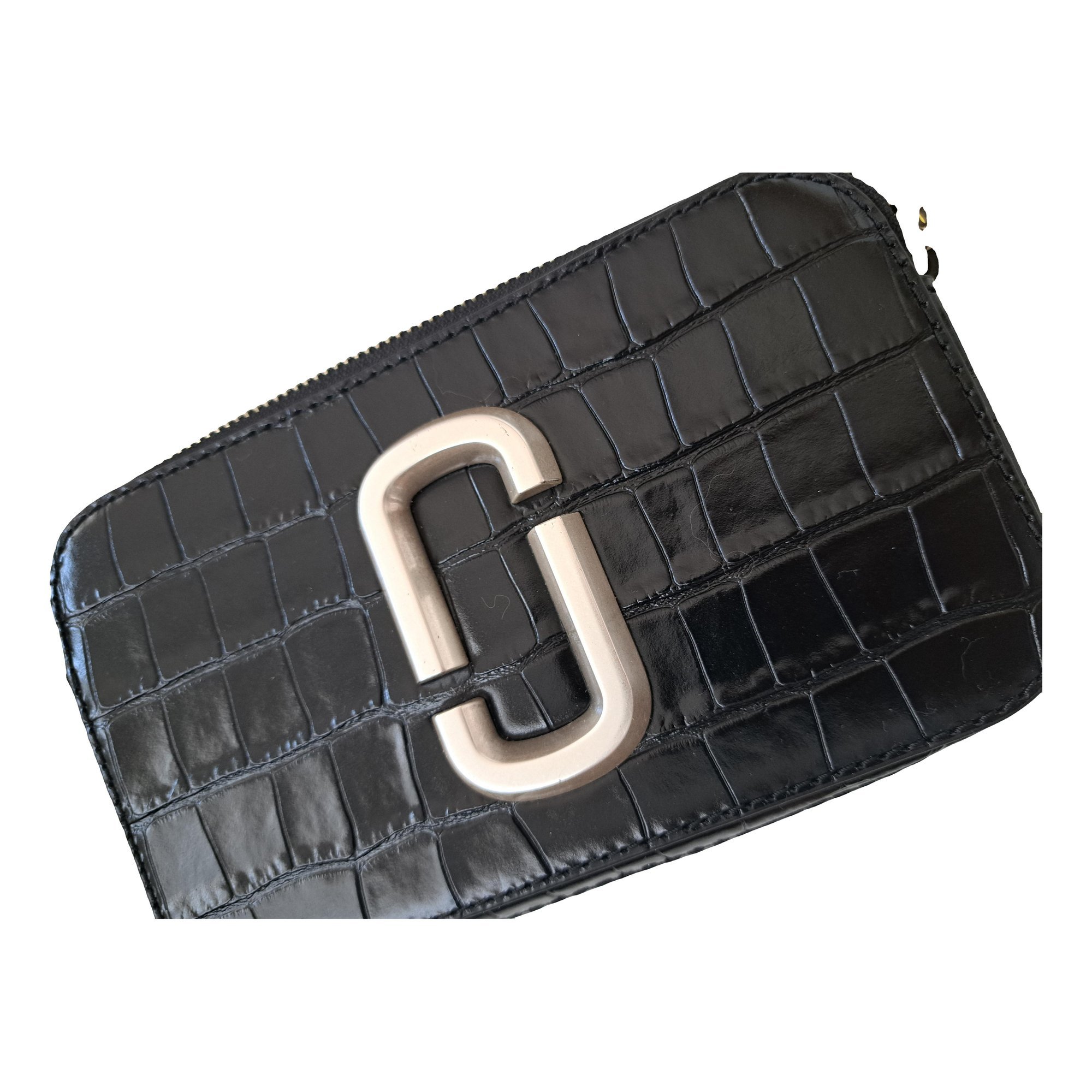 Snapshot leather handbag