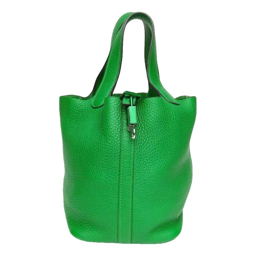Hermes Picotin leather tote
