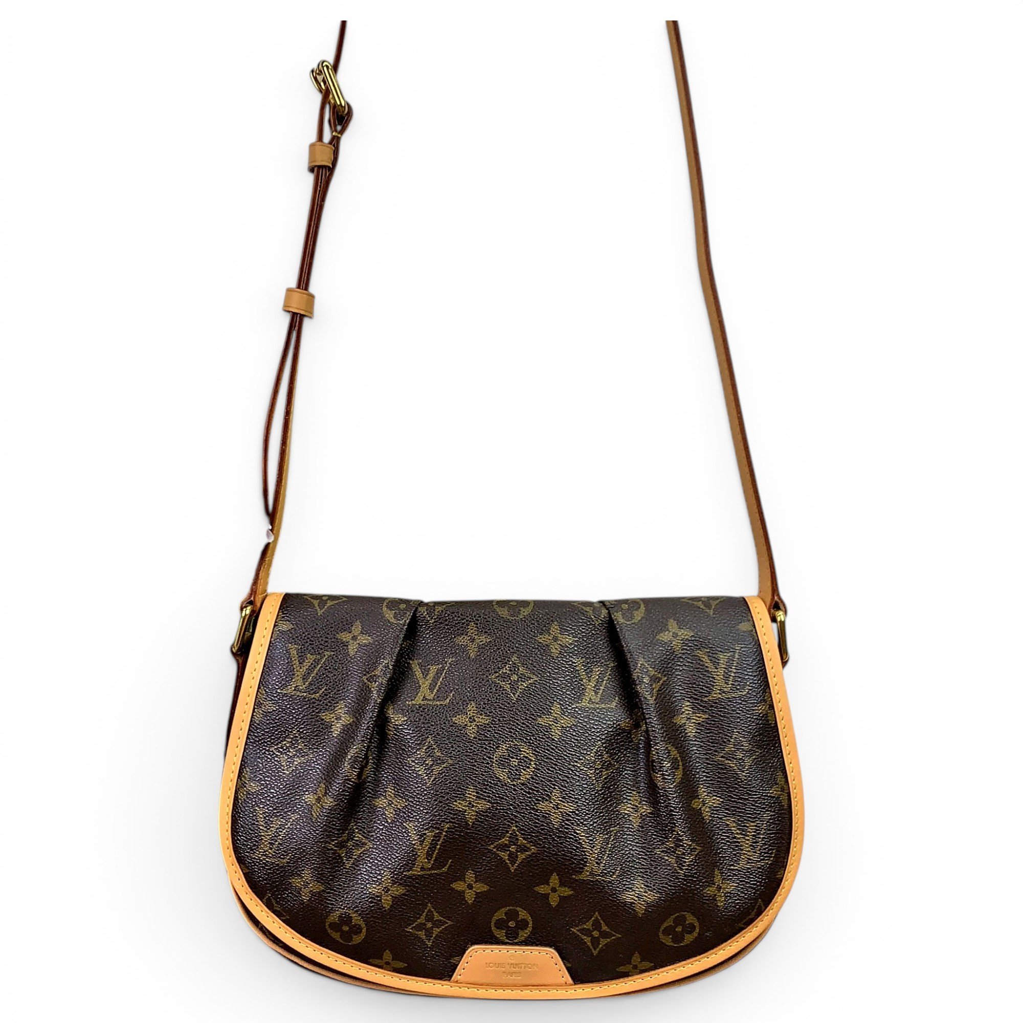 Menilmontant leather crossbody bag