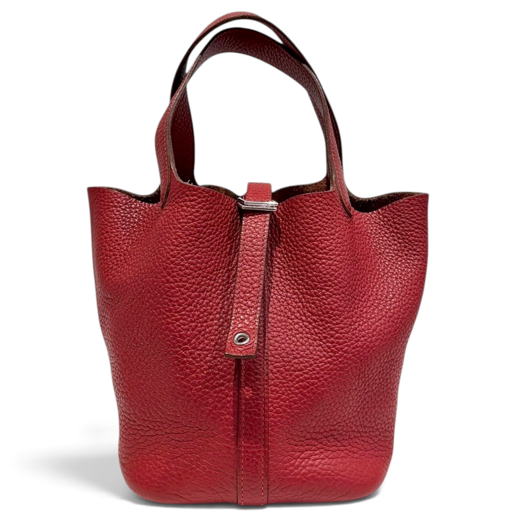 Picotin leather handbag