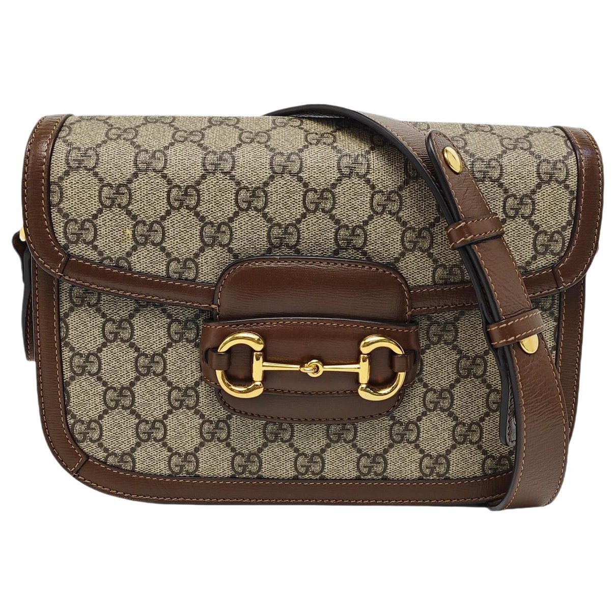 Handle Horsebit 1955 leather crossbody bag