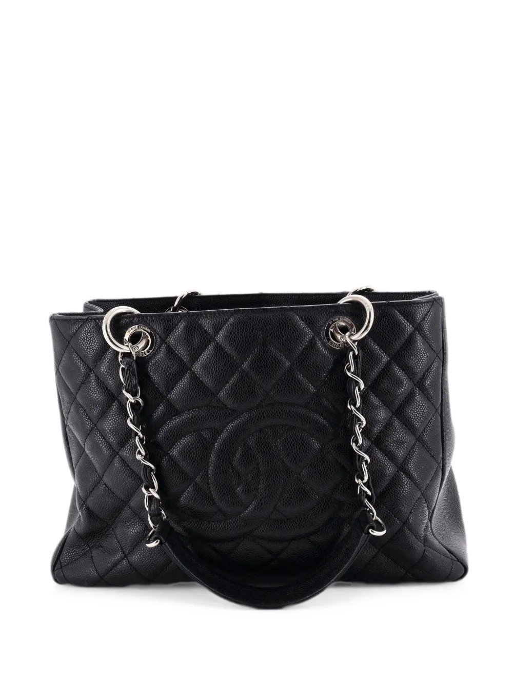 Grand Shopping Quilted Caviar tote bag