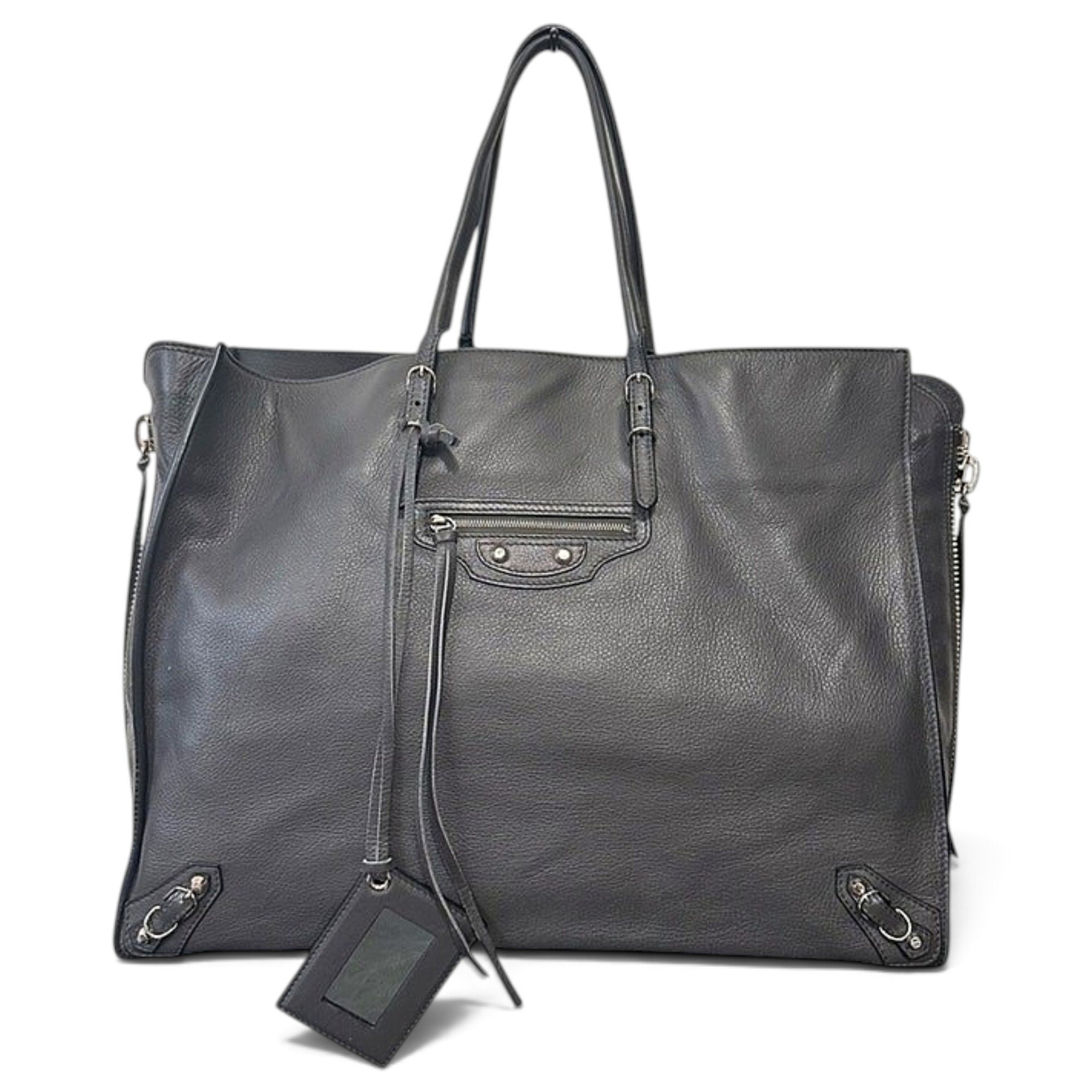 Papier leather tote