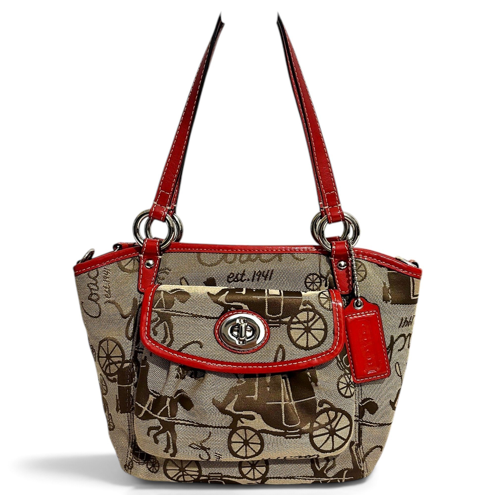 Leather handbag