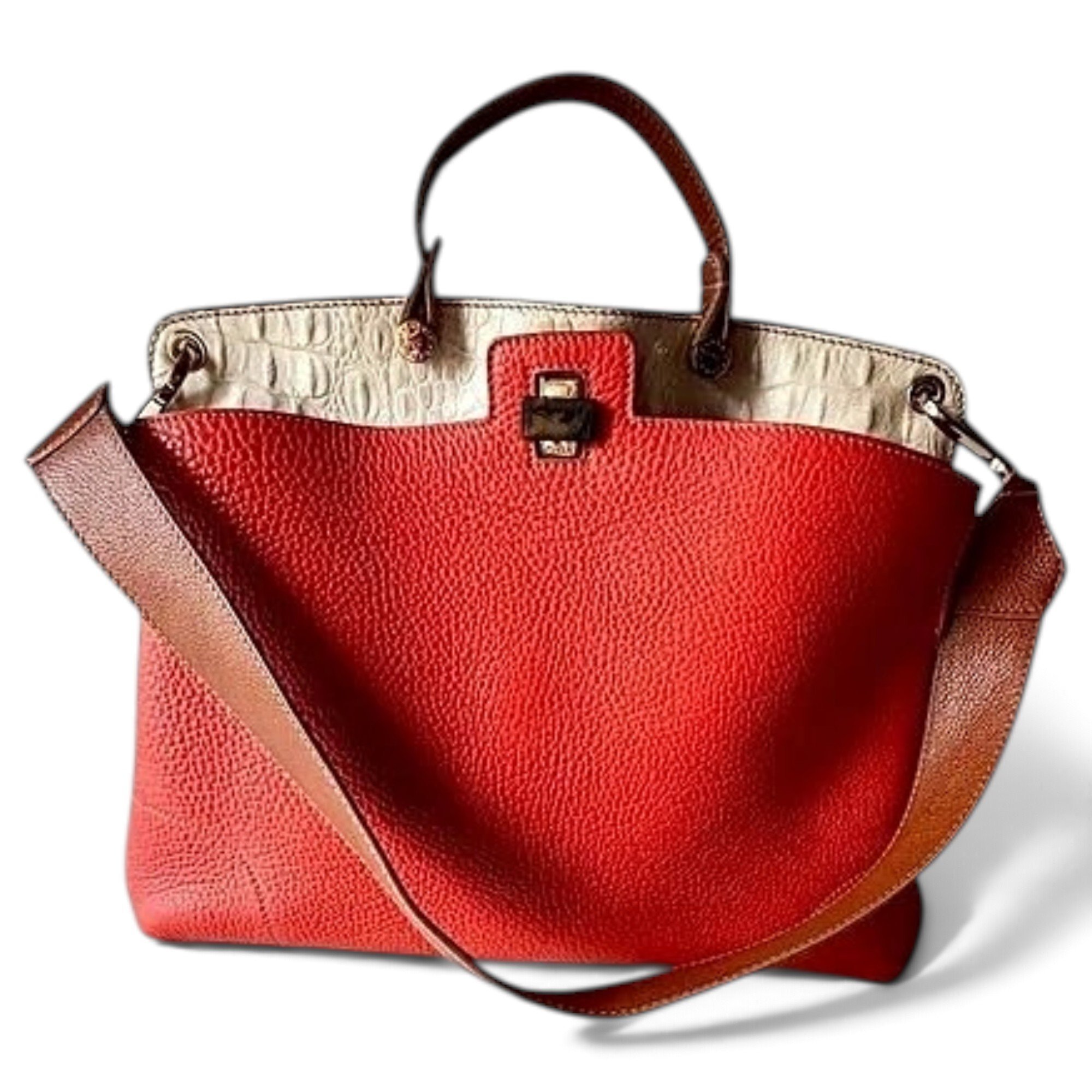 Leather handbag