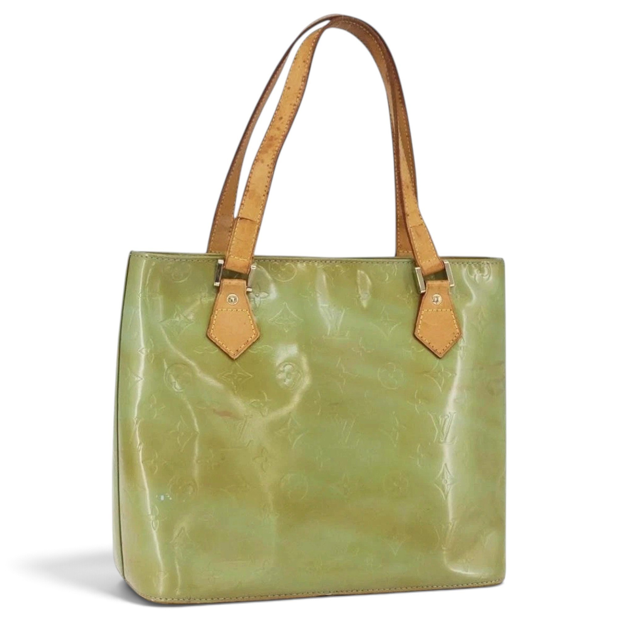 Patent leather handbag
