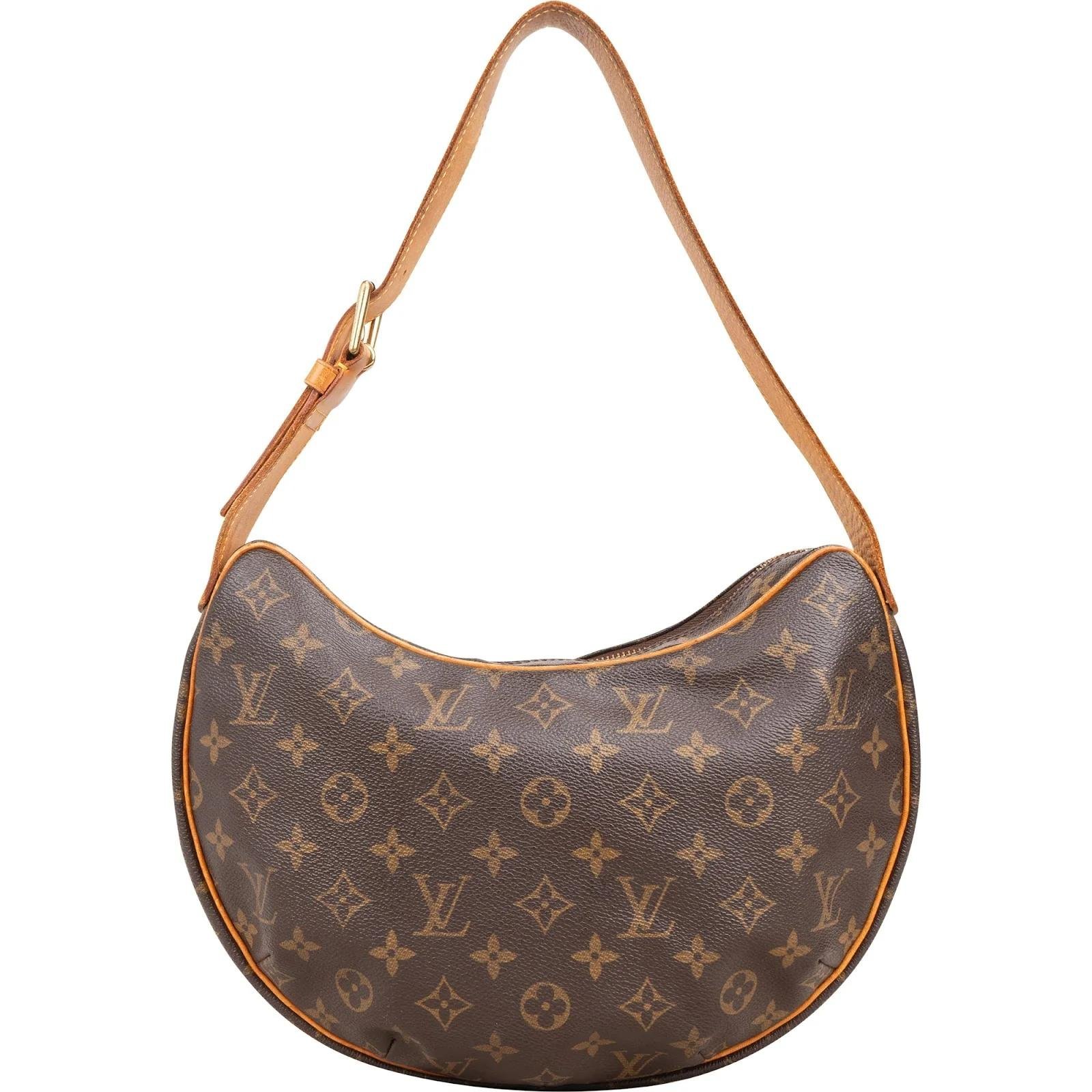 Croissant leather handbag