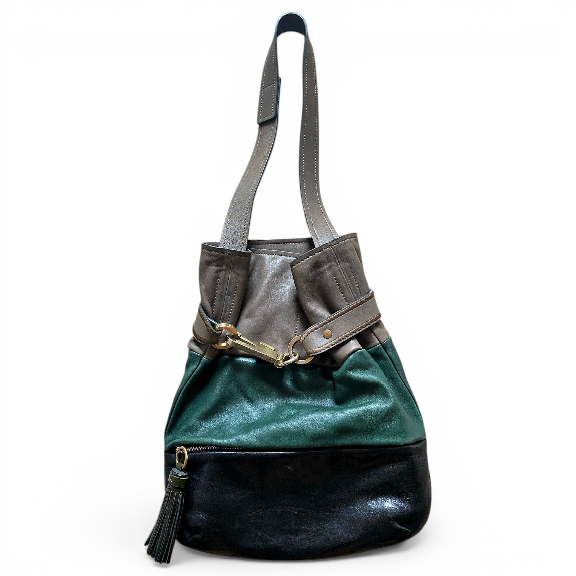 Leather handbag