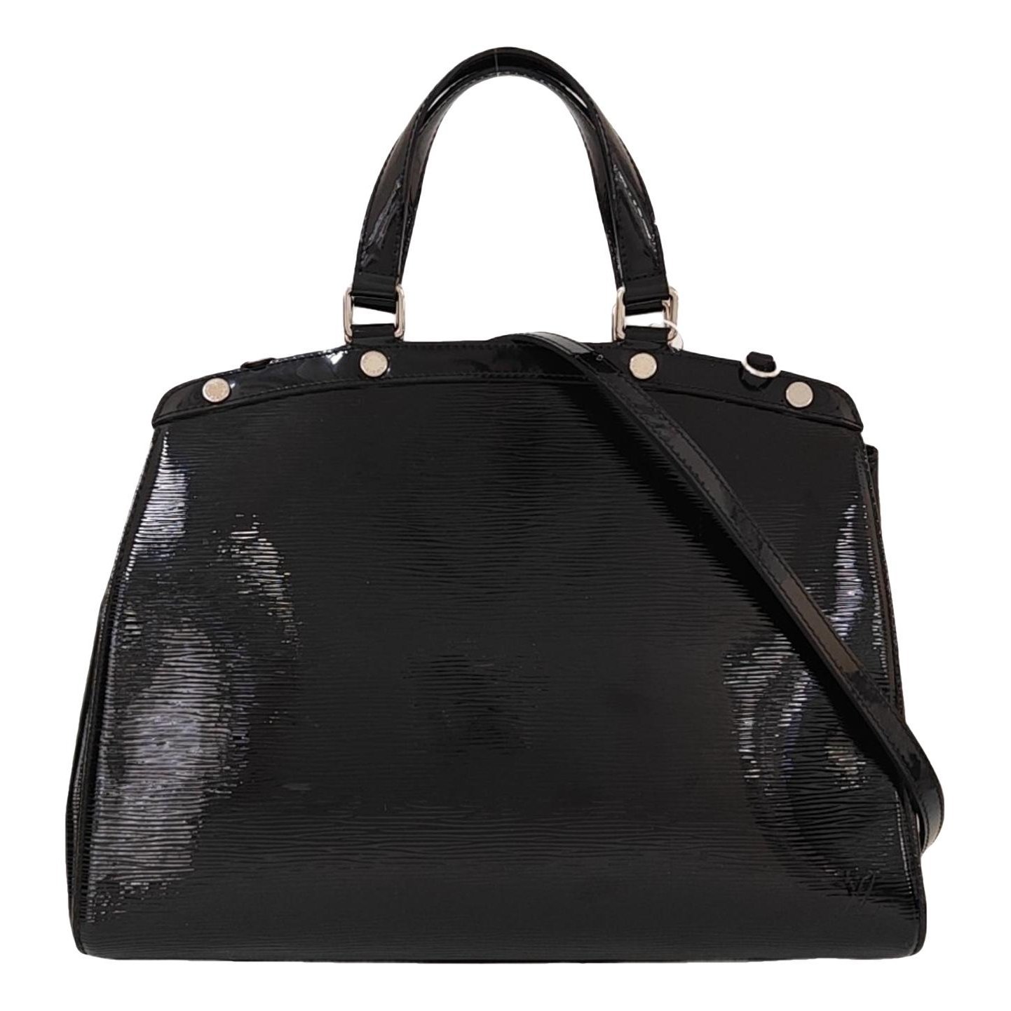 Patent leather handbag