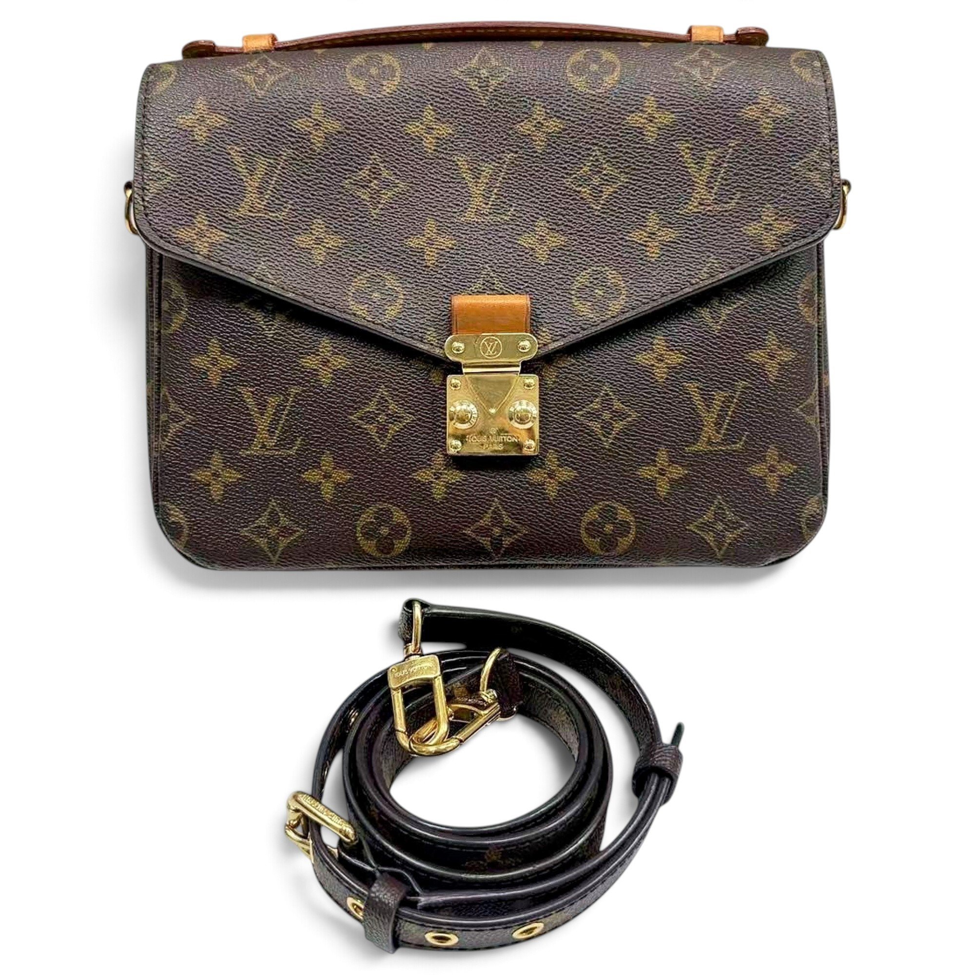 Metis leather handbag