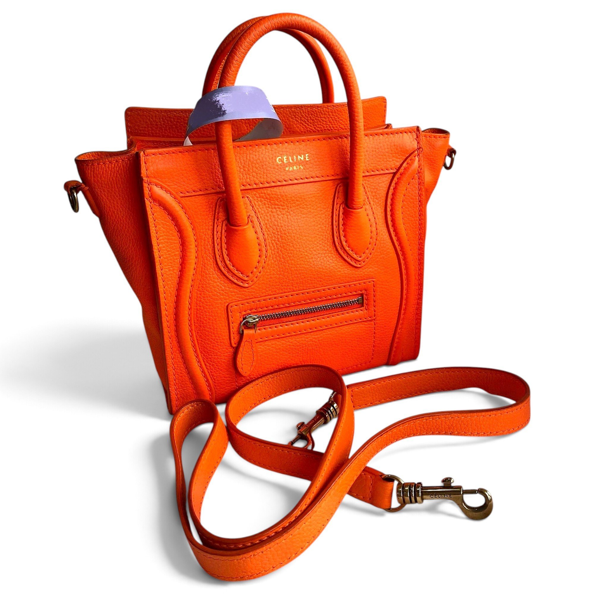 Nano Luggage leather handbag