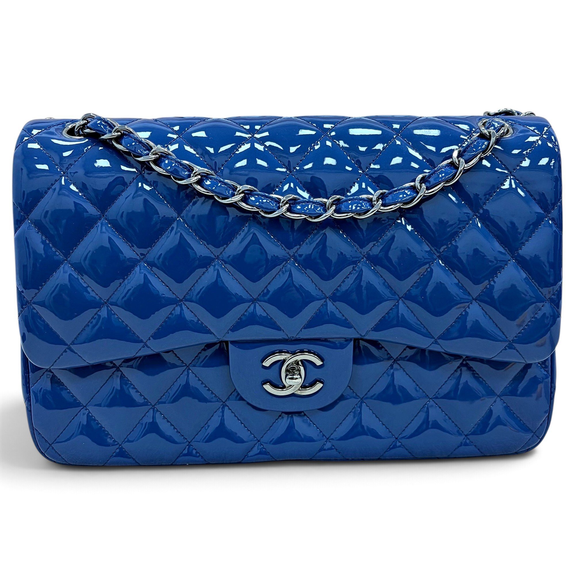 Timeless/Classique patent leather handbag