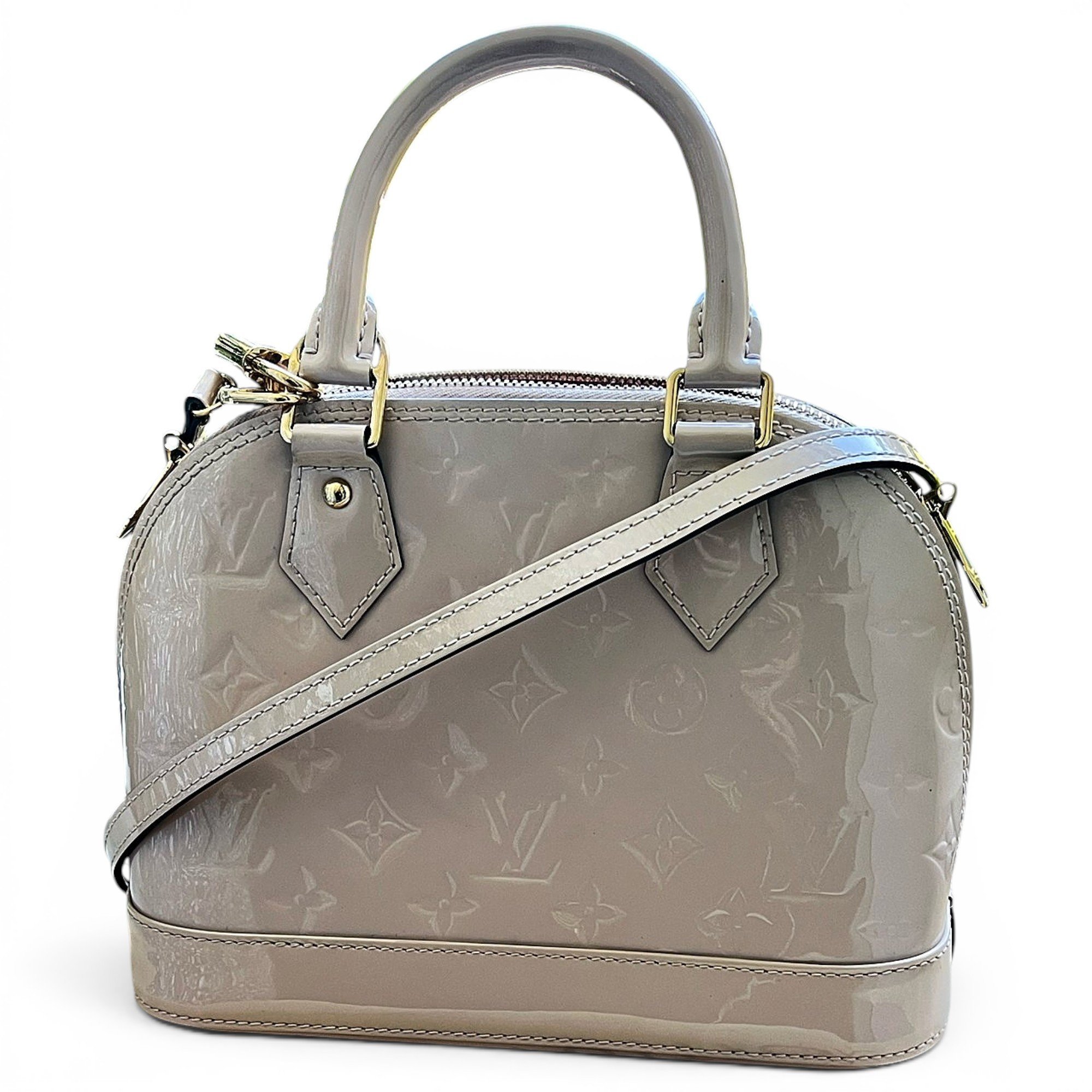 Alma BB patent leather handbag