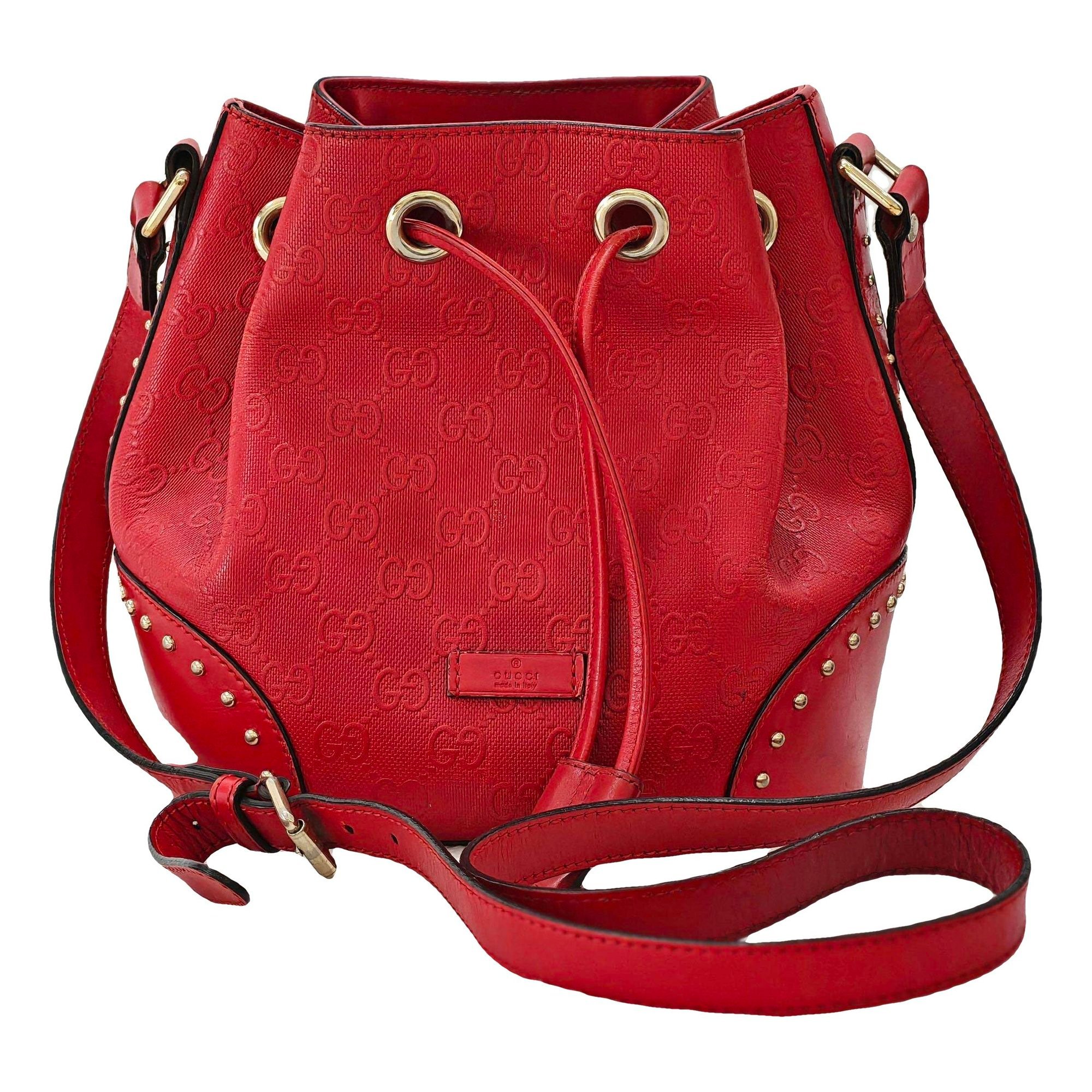 Leather handbag