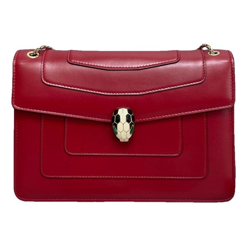 Serpenti leather handbag