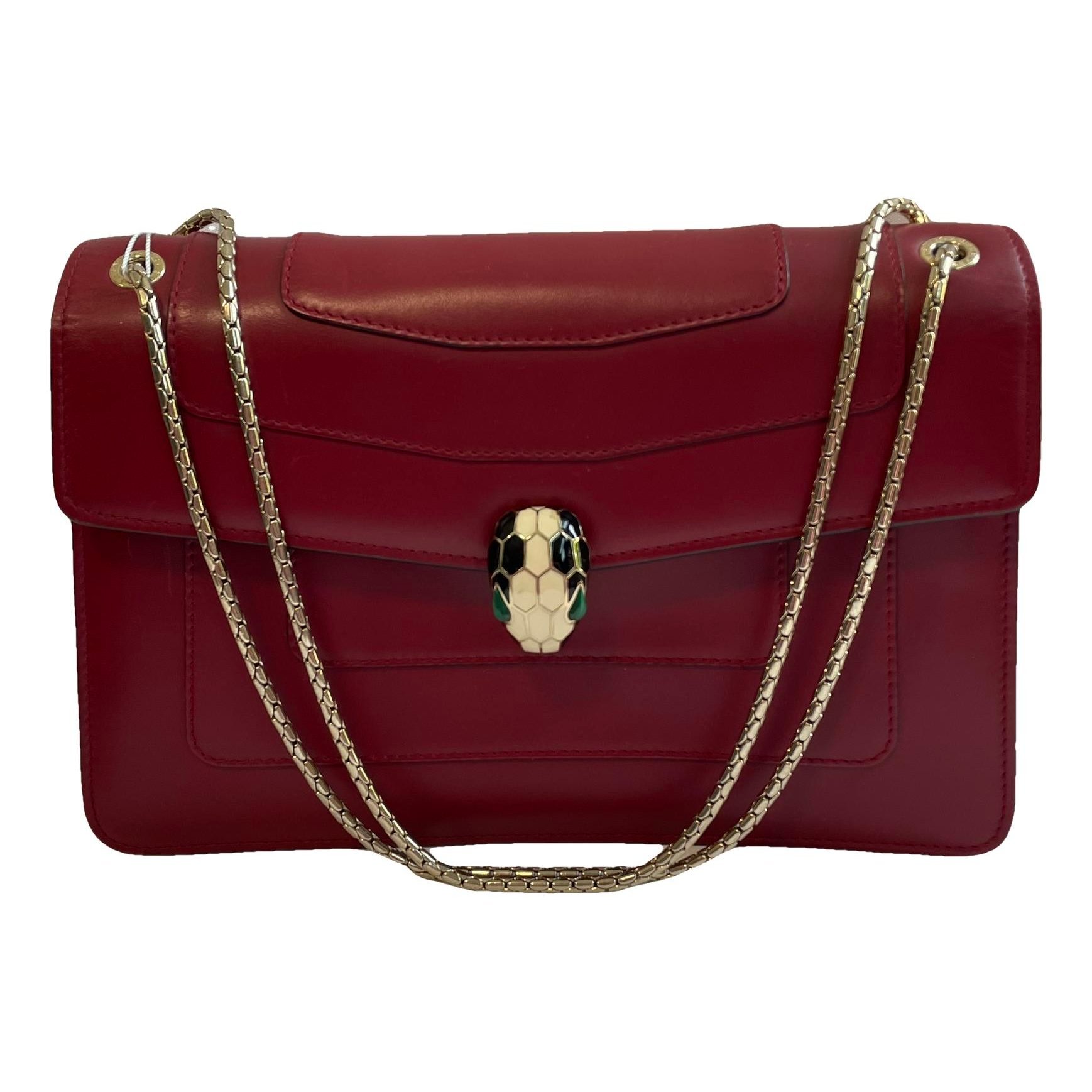 Serpenti leather handbag
