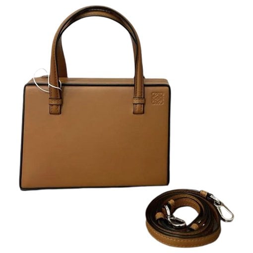Postal leather handbag