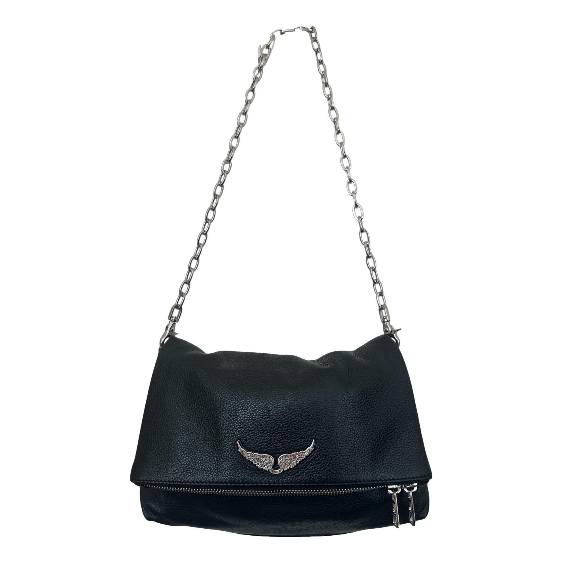 Rock pony-style calfskin crossbody bag