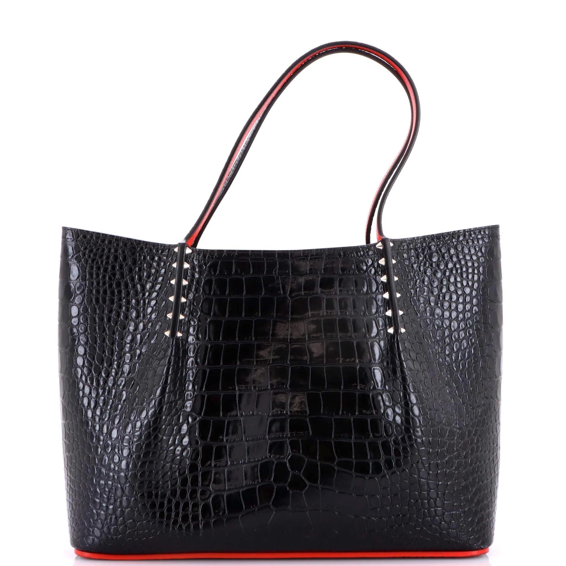 Leather tote