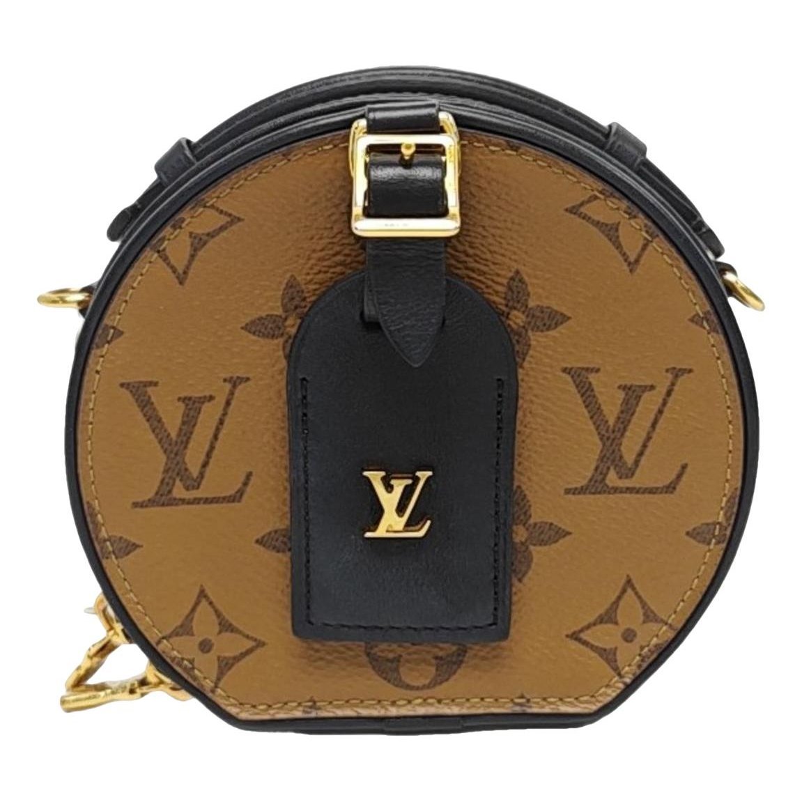 Micro boite chapeau leather handbag