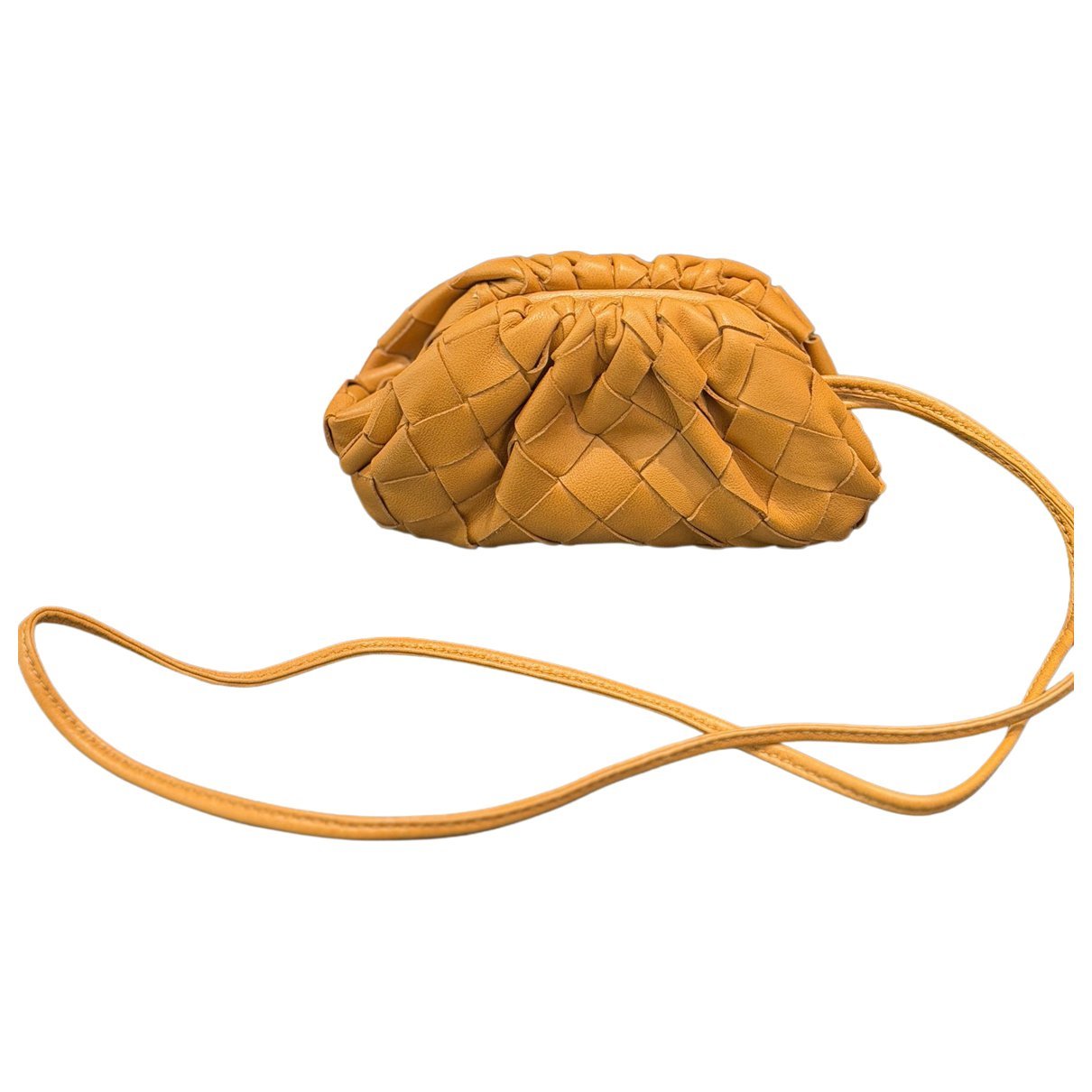 Pouch leather handbag